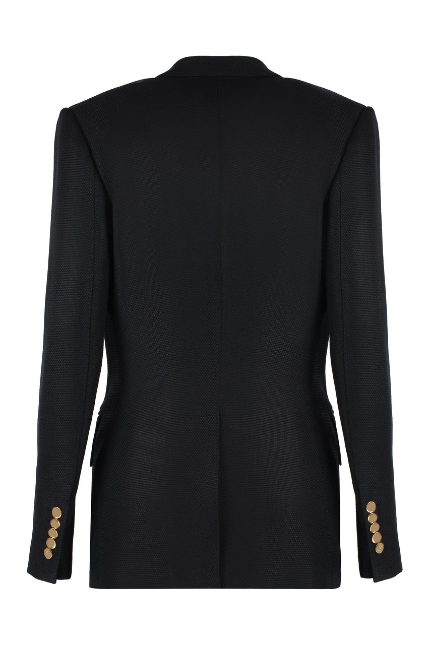 Tom Ford Single-breasted two-button blazer Zwart