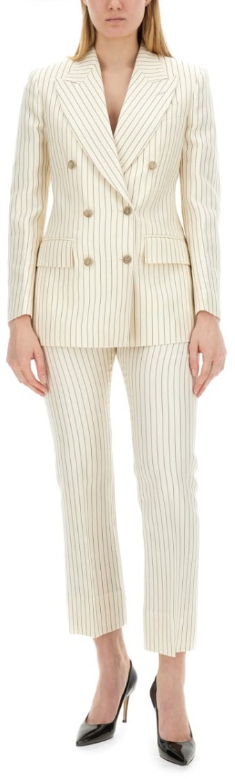 Tom Ford Double-Breasted Jacket "Wallis" Neutraal