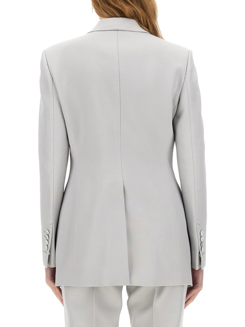 Tom Ford Single-Breasted Tuxedo Jacket "Bianca" Grijs
