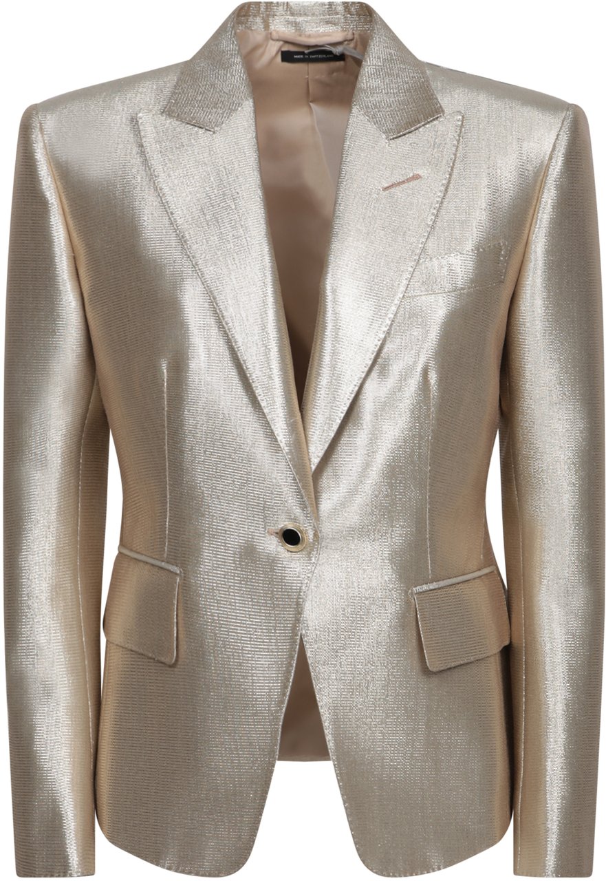 Tom Ford TOM FORD Metallic Jackets Zilver