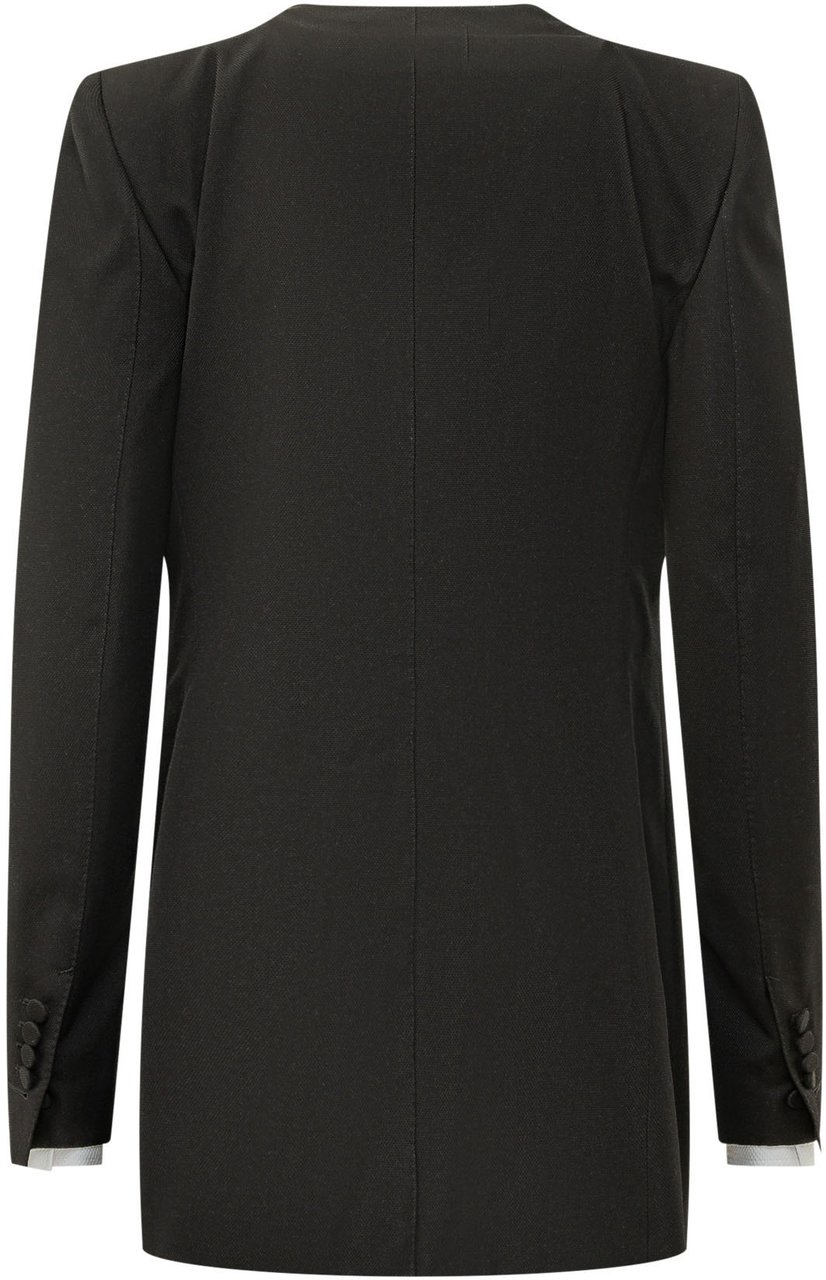 Tom Ford Giacca con Scollo Profondo Zwart