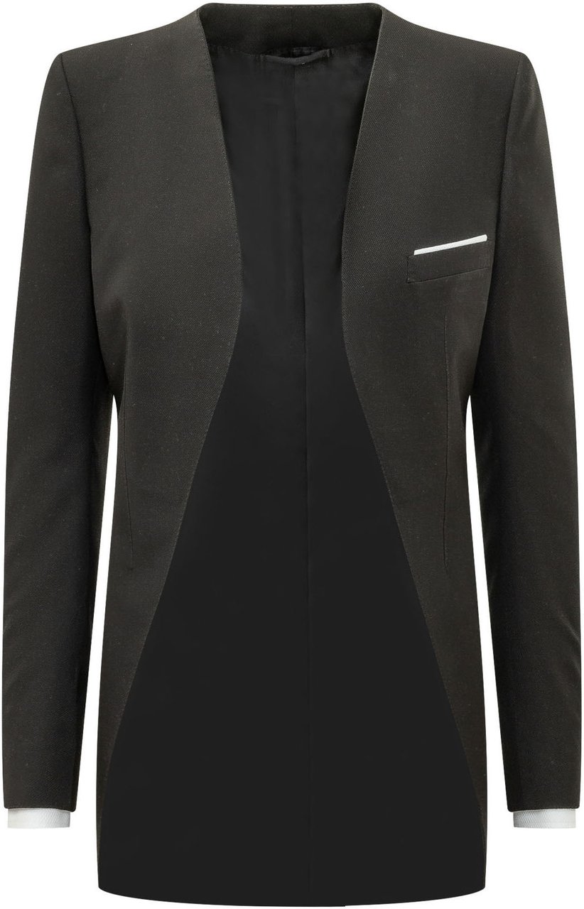Tom Ford Giacca con Scollo Profondo Zwart