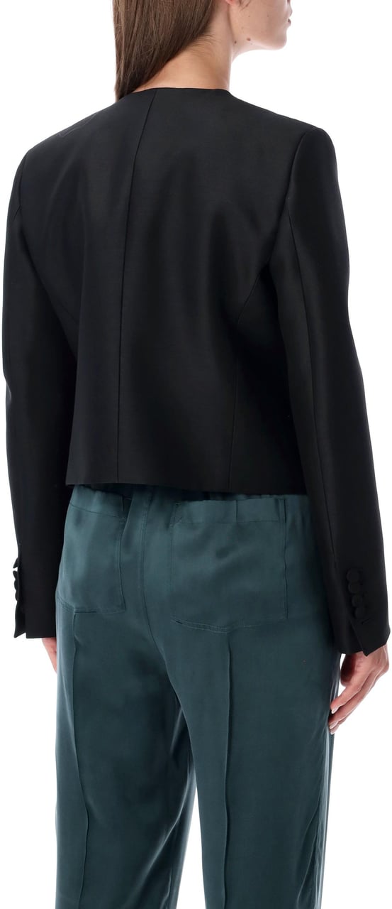Tom Ford Short Jacket Withe Black Nero Zwart