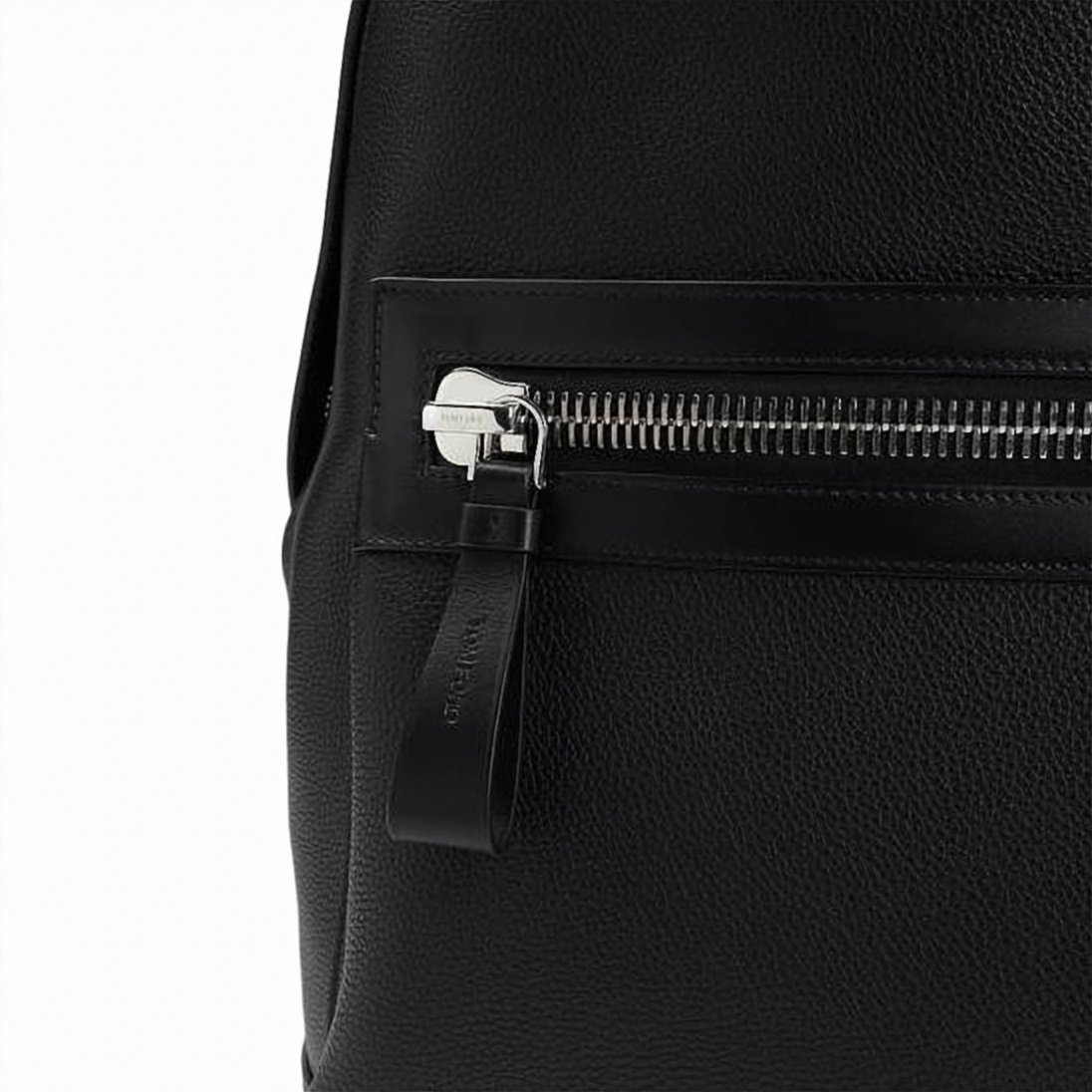 Tom Ford Buckley Leather Textured Backpack Zwart