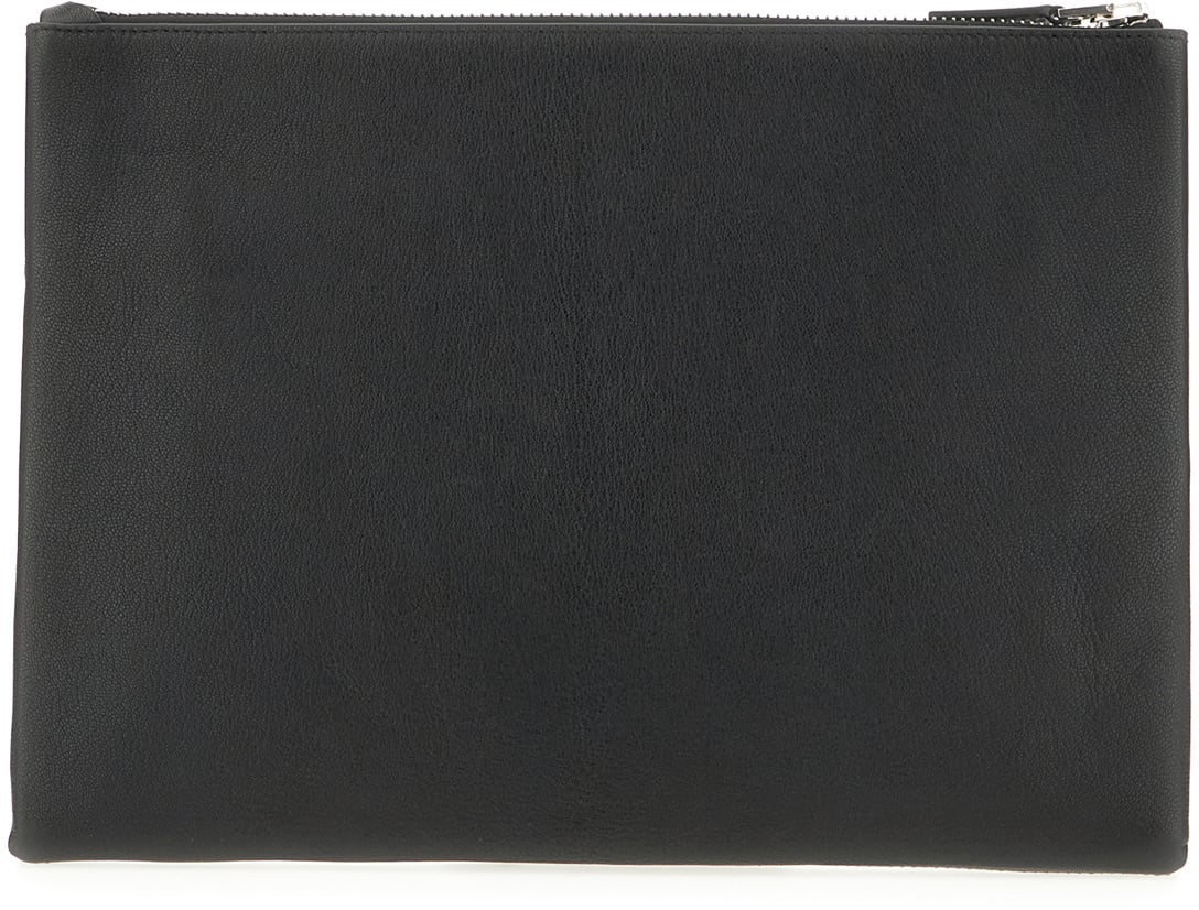 Tom Ford Tom Ford Black leather pouch Zwart