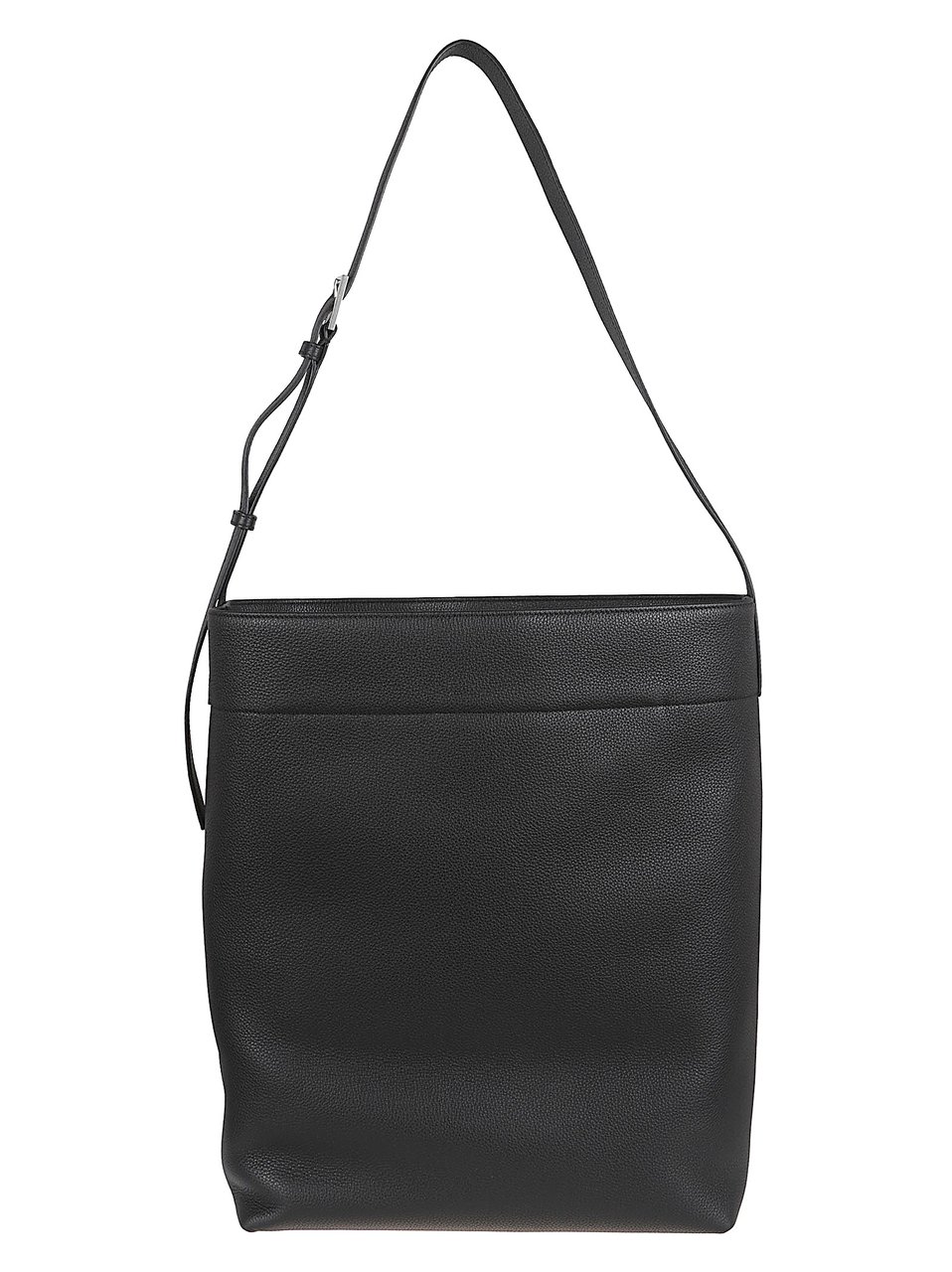 Tom Ford Structured Black Shopping Bag with Adjustable Shoulder Strap Zwart