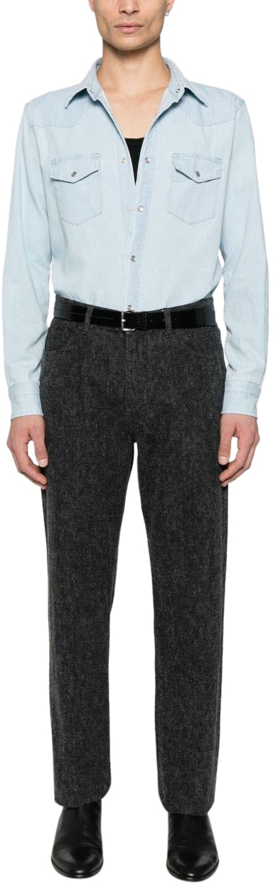 Tom Ford Shirts Clear Blue Blauw