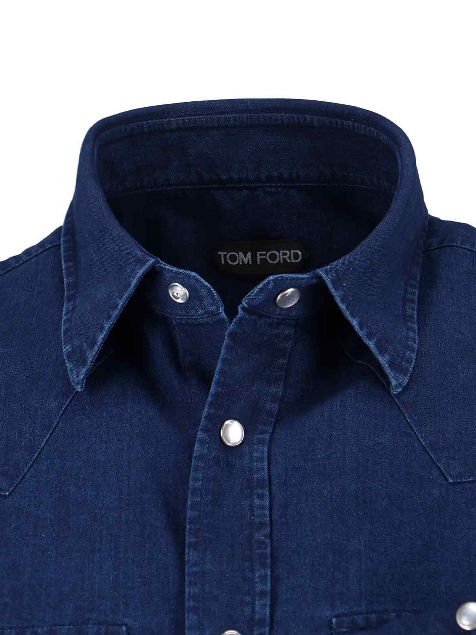Tom Ford Tailored White Shirt with Crisp Collar Wit