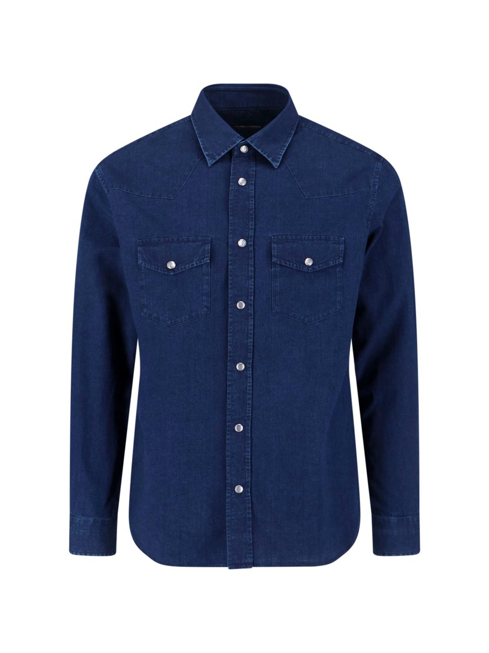 Tom Ford Tailored White Shirt with Crisp Collar Wit