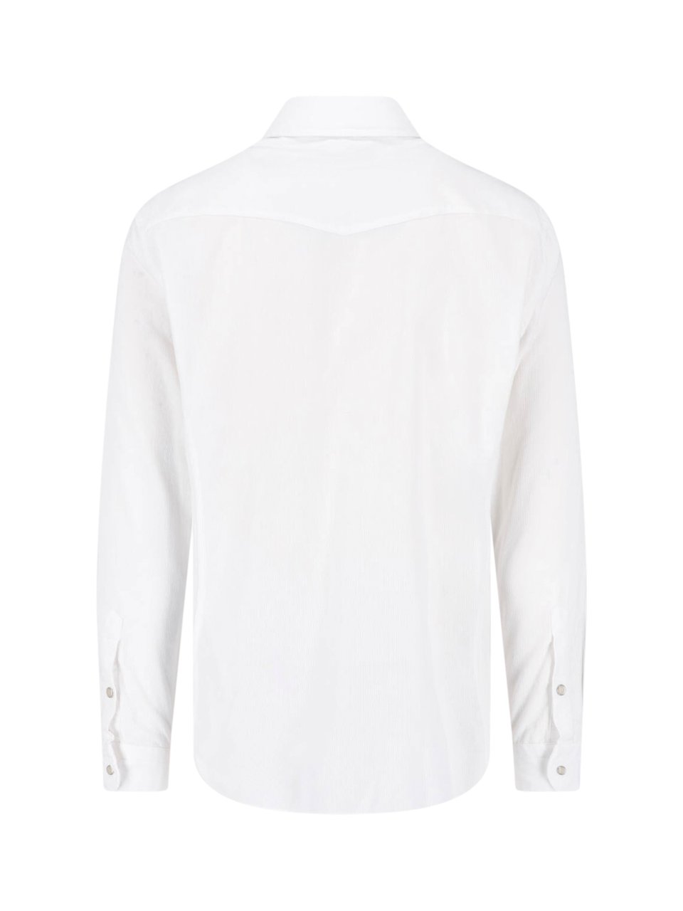 Tom Ford White Cotton Classic Shirt Wit
