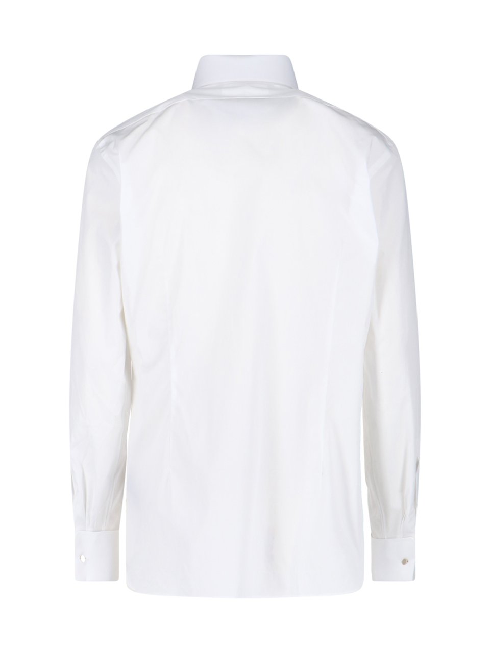 Tom Ford White Cocktail Classic Cotton Shirt Wit