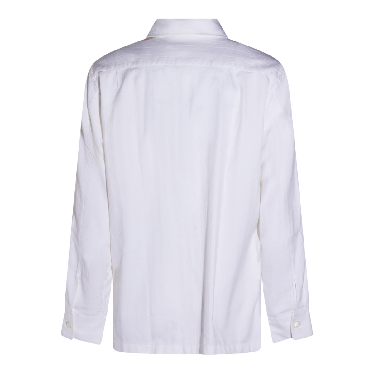 Tom Ford Classic Beige Button-Down Shirt With Tailored Fit Wit