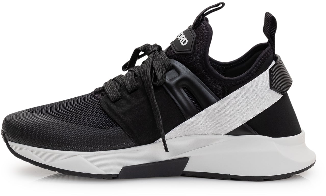 Tom Ford Leather Jago Sneaker Zwart