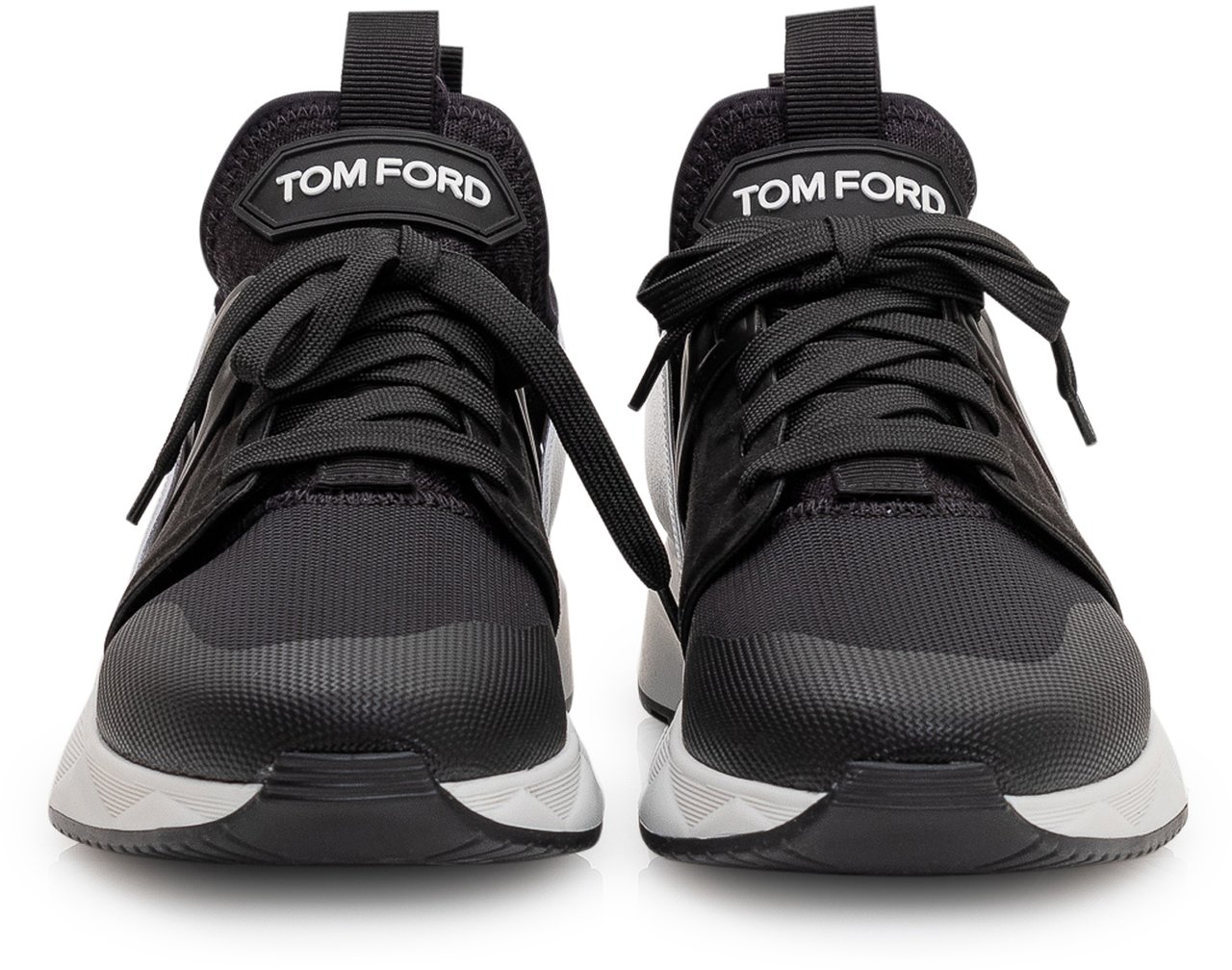 Tom Ford Leather Jago Sneaker Zwart