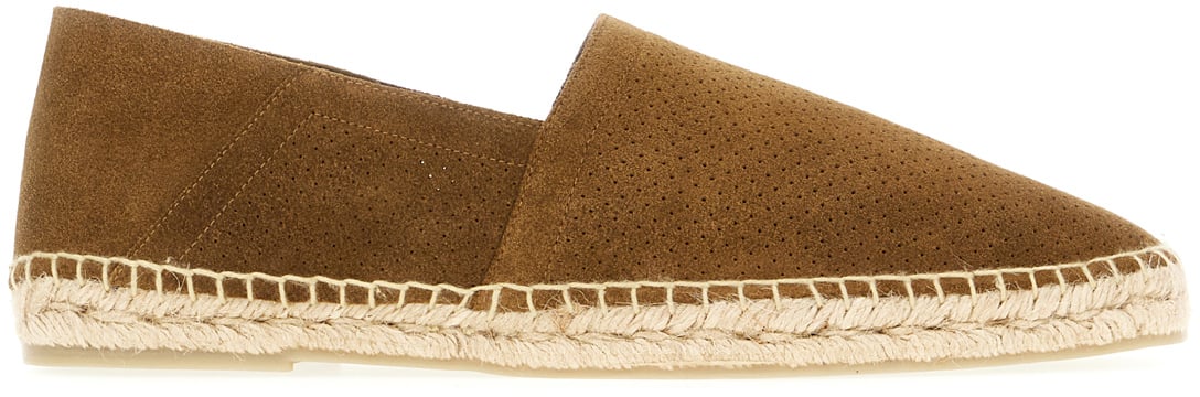 Tom Ford Tom Ford Brown suede espadrillas Bruin