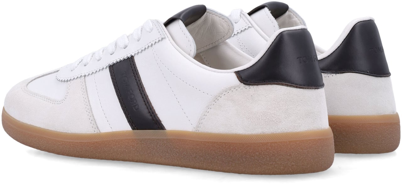 Tom Ford Archer Sneaker White Black Amber Sole Wit
