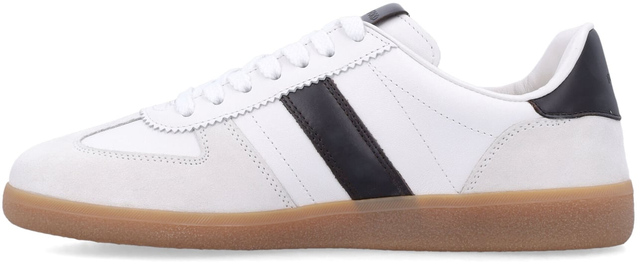 Tom Ford Archer Sneaker White Black Amber Sole Wit