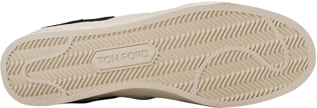 Tom Ford lage suède sneaker zwart Zwart