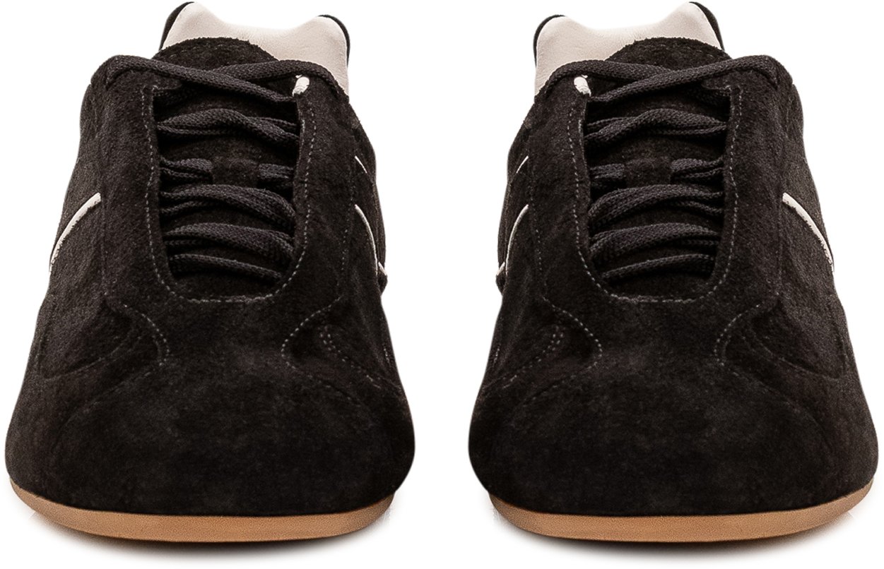 Tom Ford Sneakers Lewis in Pelle Scamosciata Zwart
