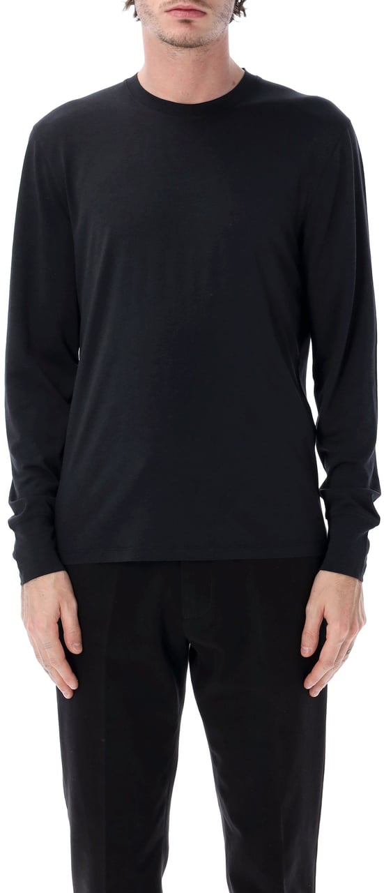 Tom Ford Tshirt Ls Nero Zwart