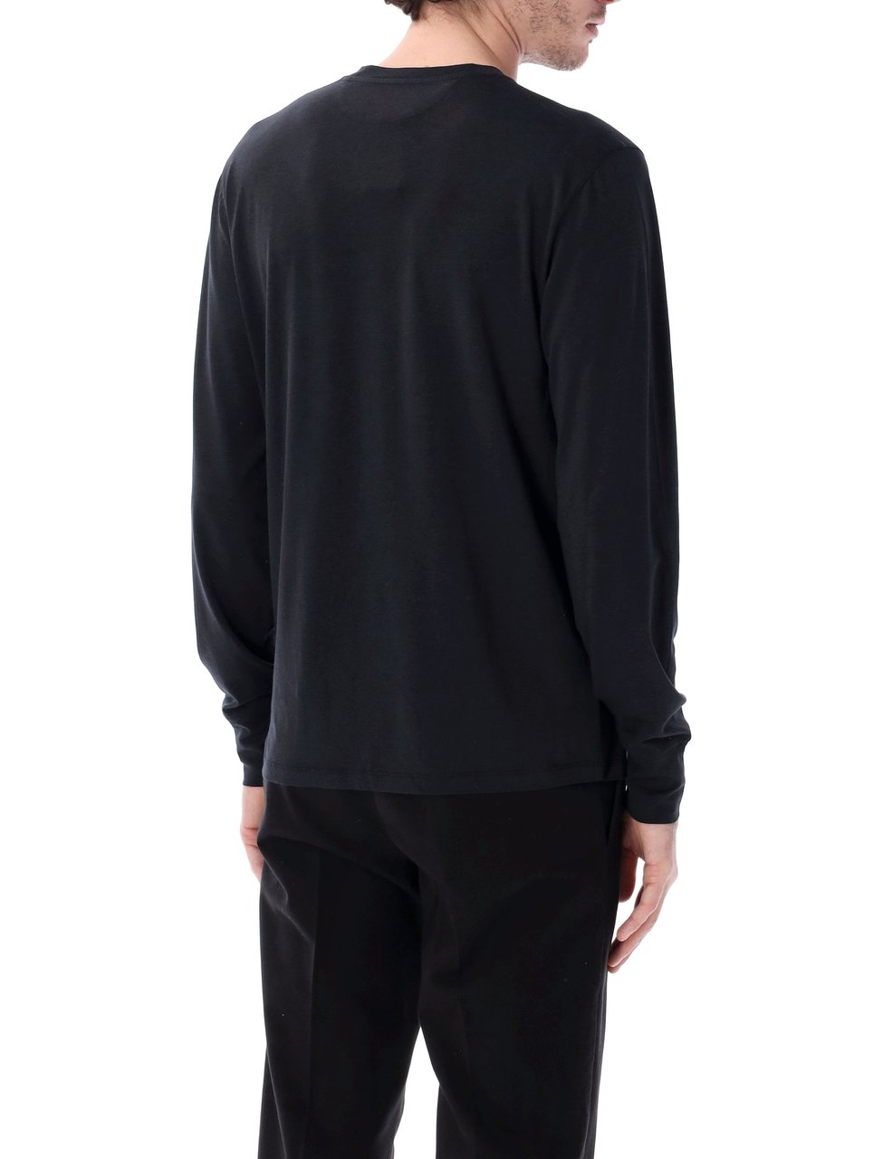 Tom Ford Tshirt Ls Nero Zwart