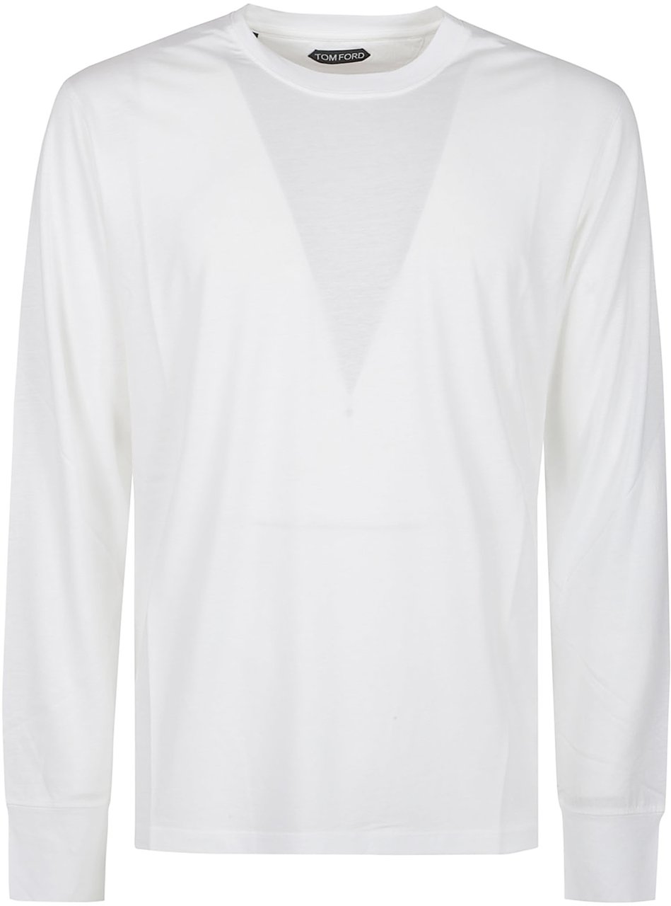 Tom Ford Long Sleeve T-shirt White Wit