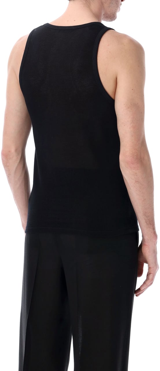Tom Ford Tom Ford cotton mesh tank Zwart