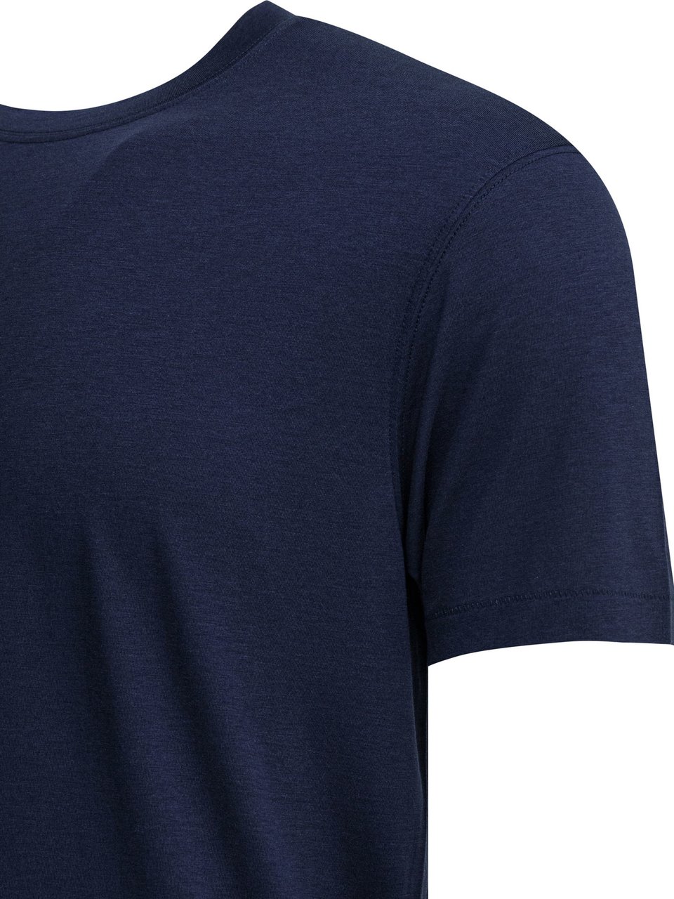 Tom Ford Lyocell and cotton T-shirt Blauw