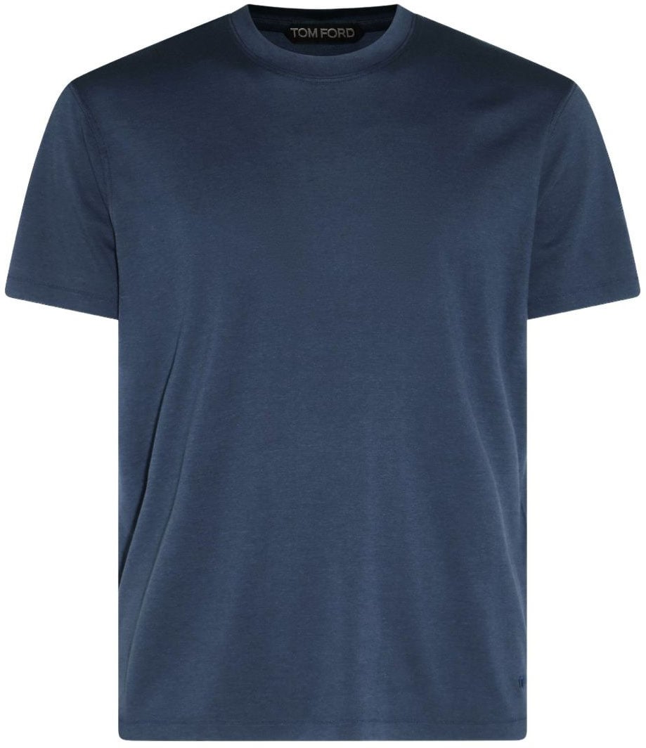 Tom Ford Tom Ford T-shirts And Polos Blue Blauw