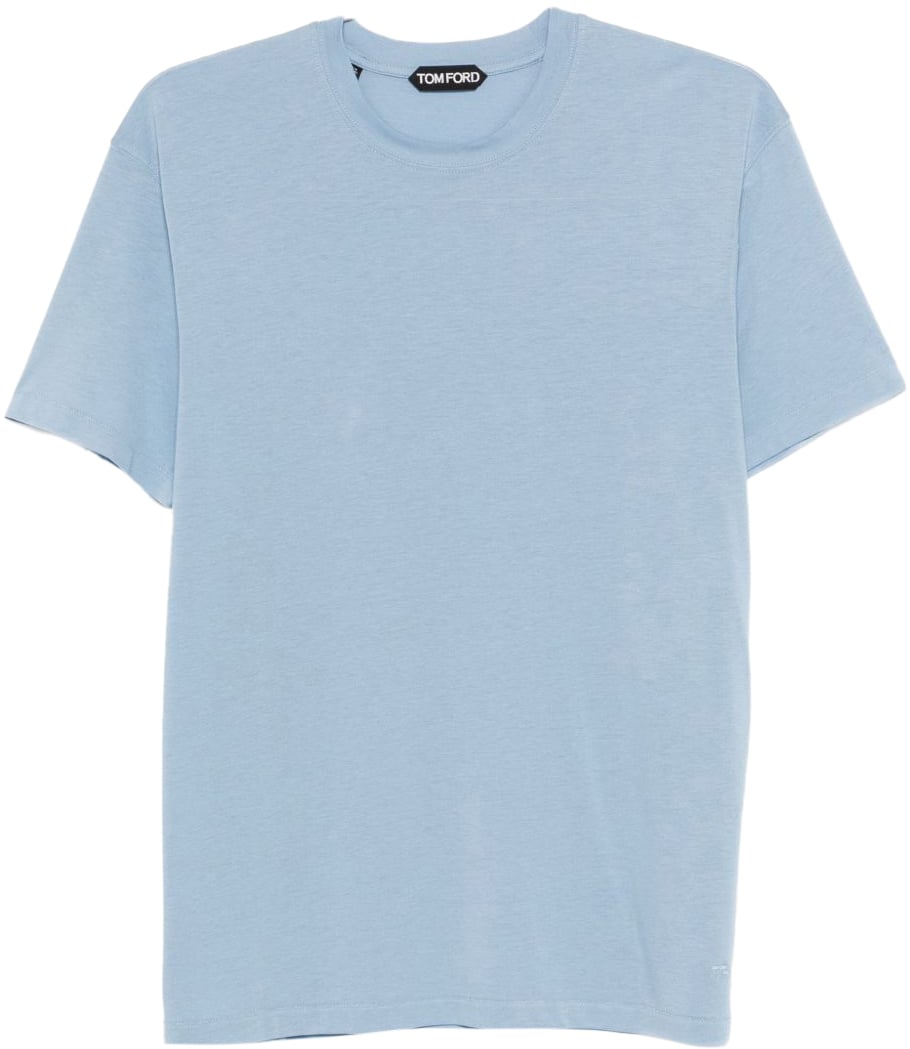 Tom Ford T-Shirts And Polos Clear Blue Blauw