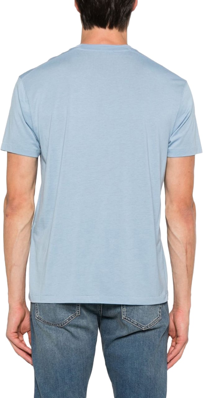 Tom Ford T-Shirts And Polos Clear Blue Blauw
