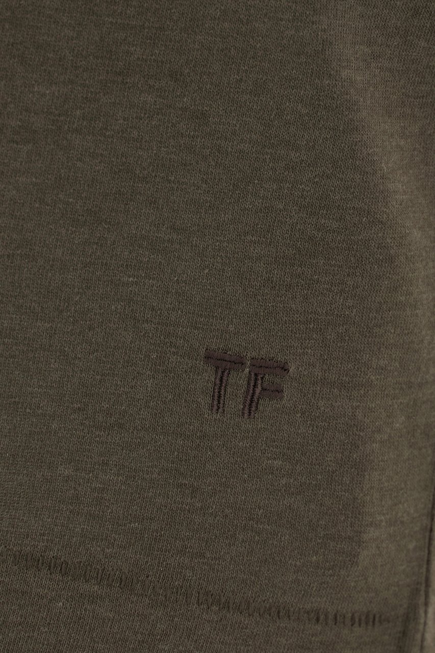 Tom Ford Mud lyocell blend t-shirt Groen
