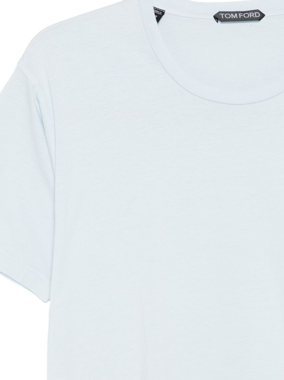 Tom Ford T-Shirts And Polos Light Blue Lichtblauw