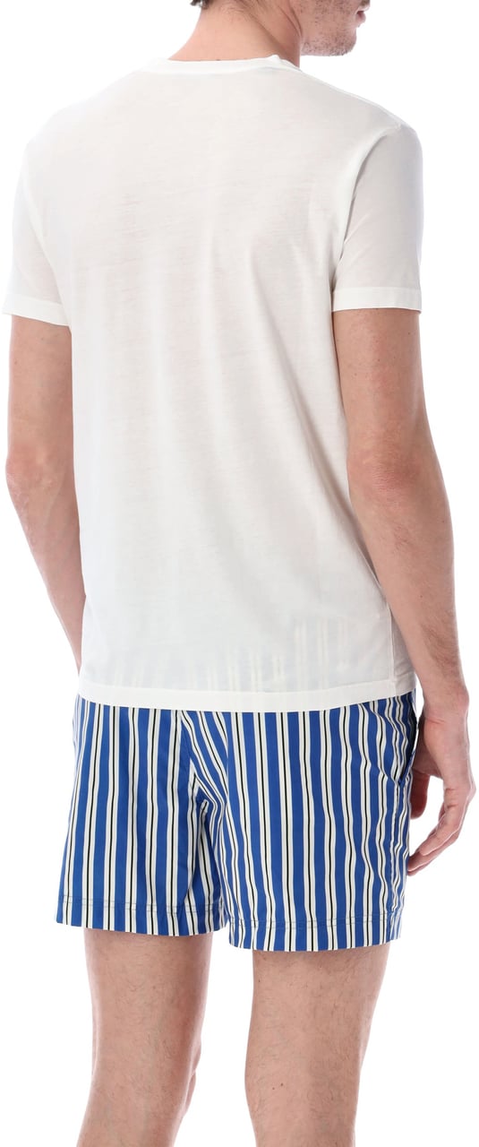 Tom Ford Short Sleeve Tee Optical White Wit