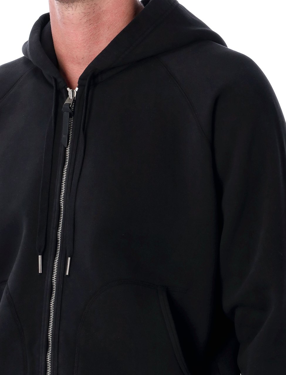 Tom Ford Zip Hoodie Nero Zwart