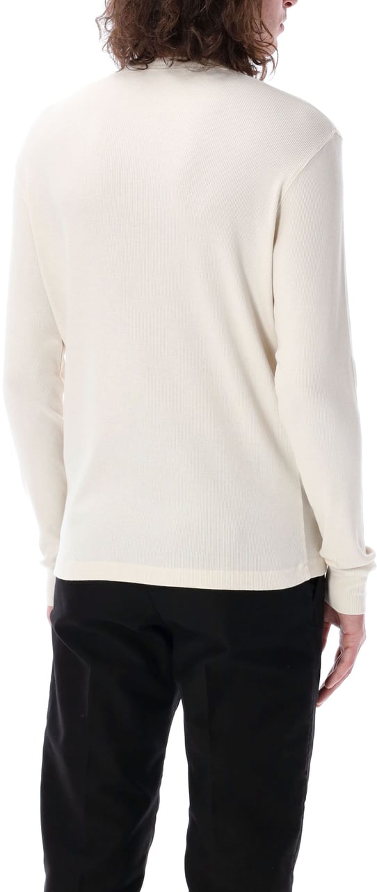 Tom Ford Long Sleeve Rib Serafino Bianco | SALE € 337,50 (25