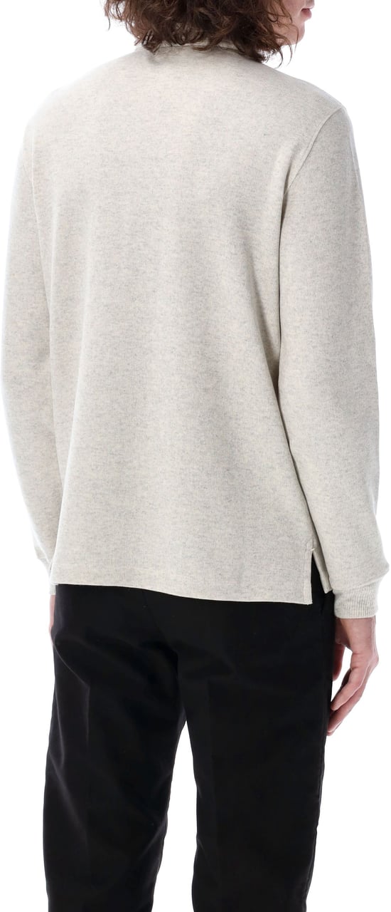 Tom Ford Rugbly Polo Flecce Grigio Grijs