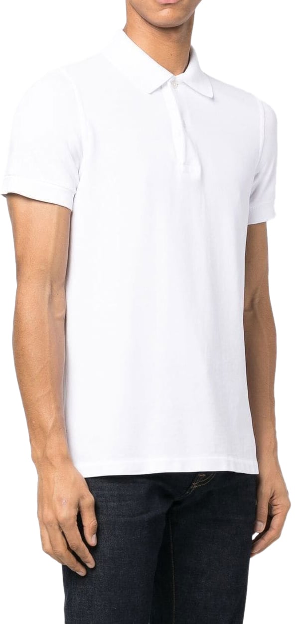 Tom Ford Tennis piquet polo shirt Wit