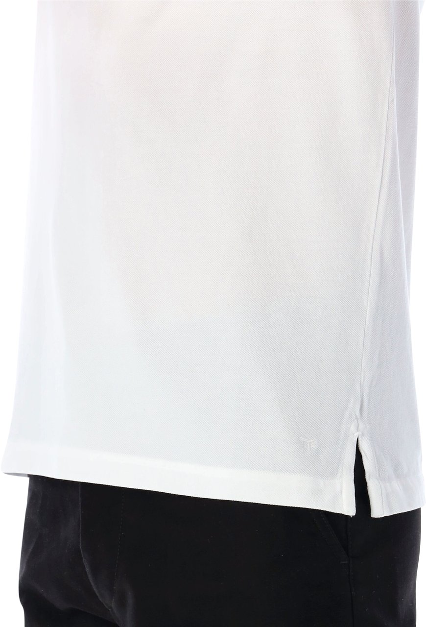 Tom Ford Tennis piquet polo shirt Wit