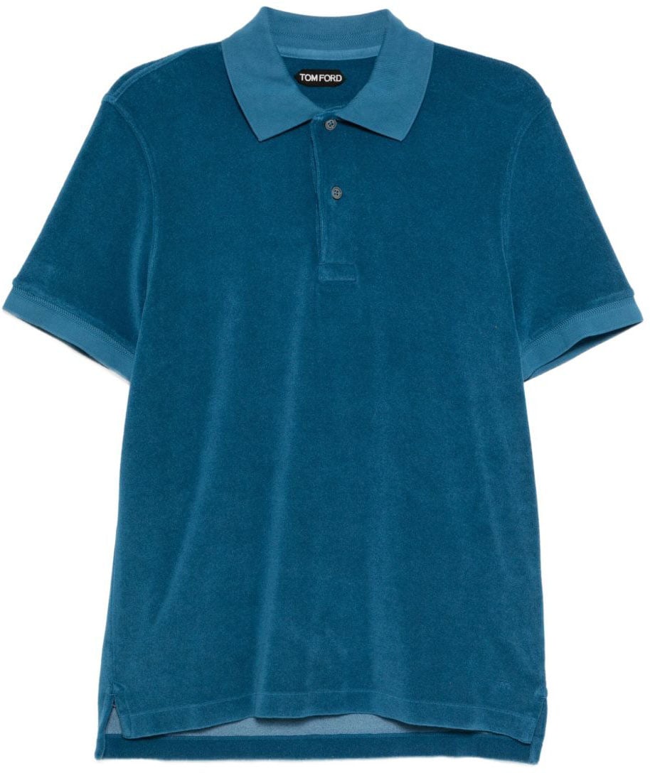 Tom Ford T-Shirts And Polos Blue Blauw