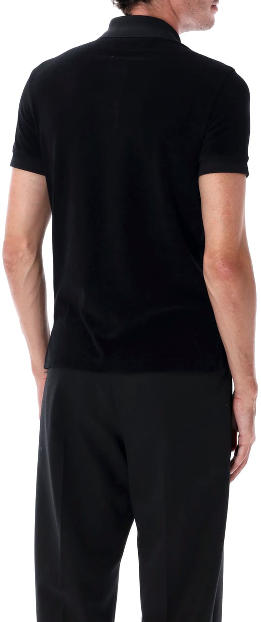 Tom Ford Toweling Polo Nero Zwart