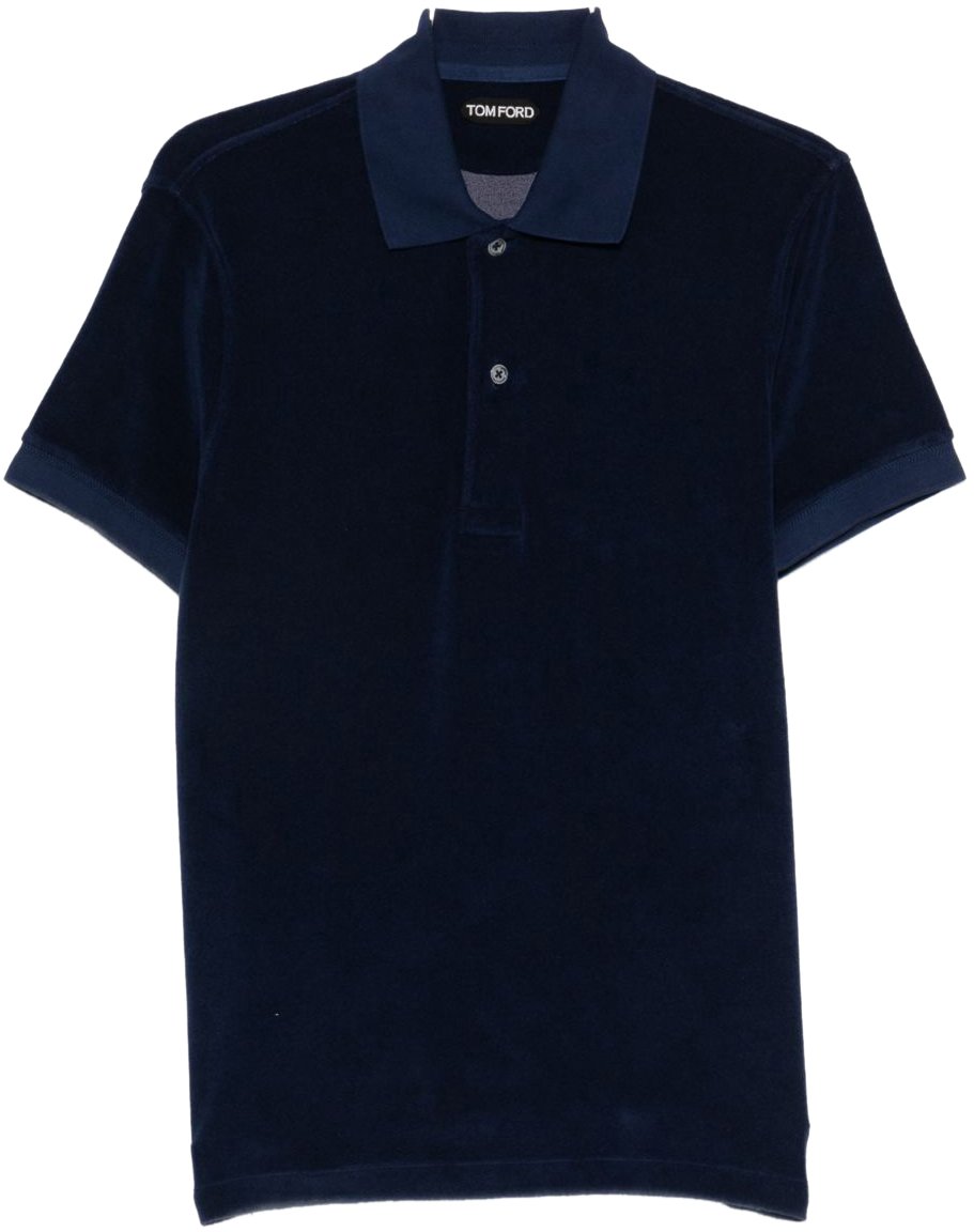 Tom Ford T-Shirts And Polos Blue Blauw