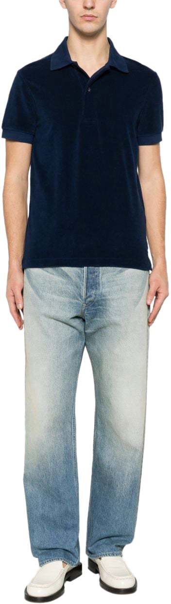 Tom Ford T-Shirts And Polos Blue Blauw