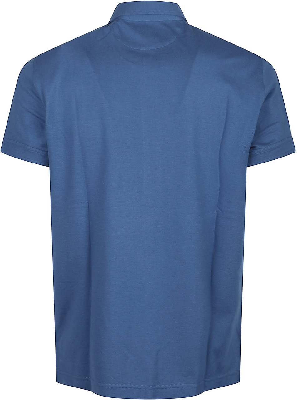 Tom Ford Short Sleeve Polo Shirt Blue Blauw