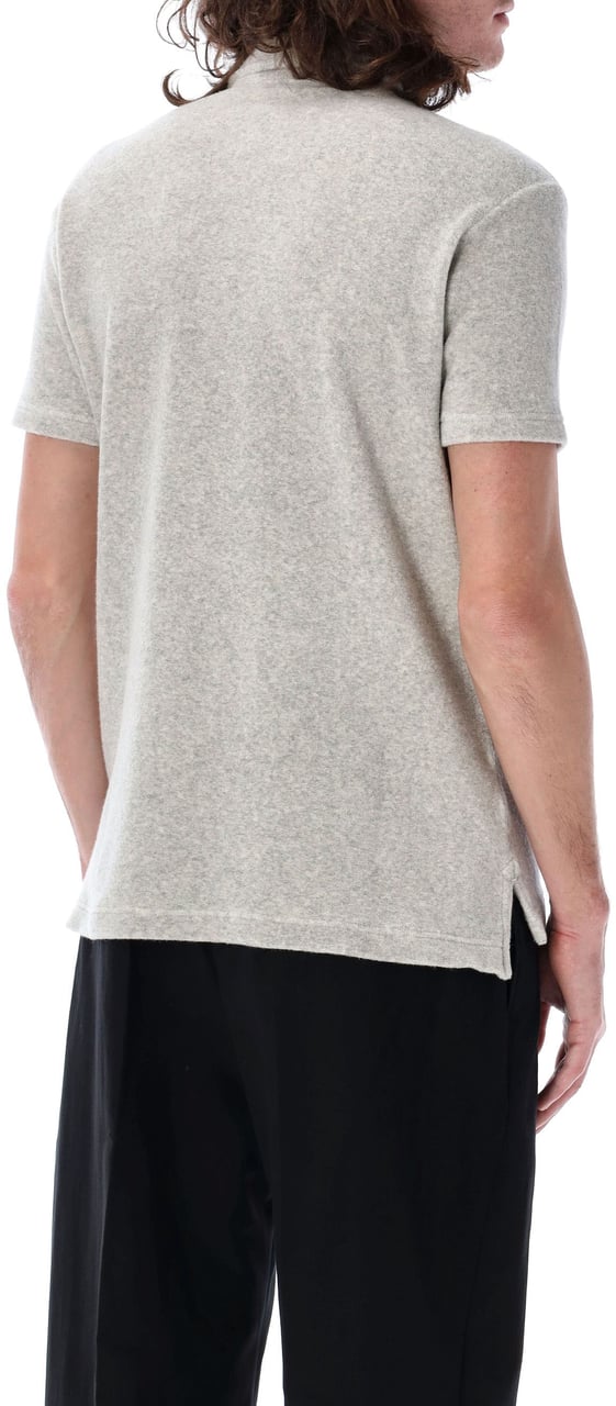 Tom Ford Luxury Toweling Polo Grigio Grijs