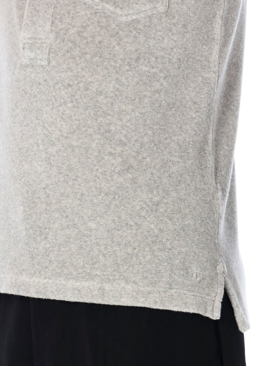 Tom Ford Luxury Toweling Polo Grigio Grijs