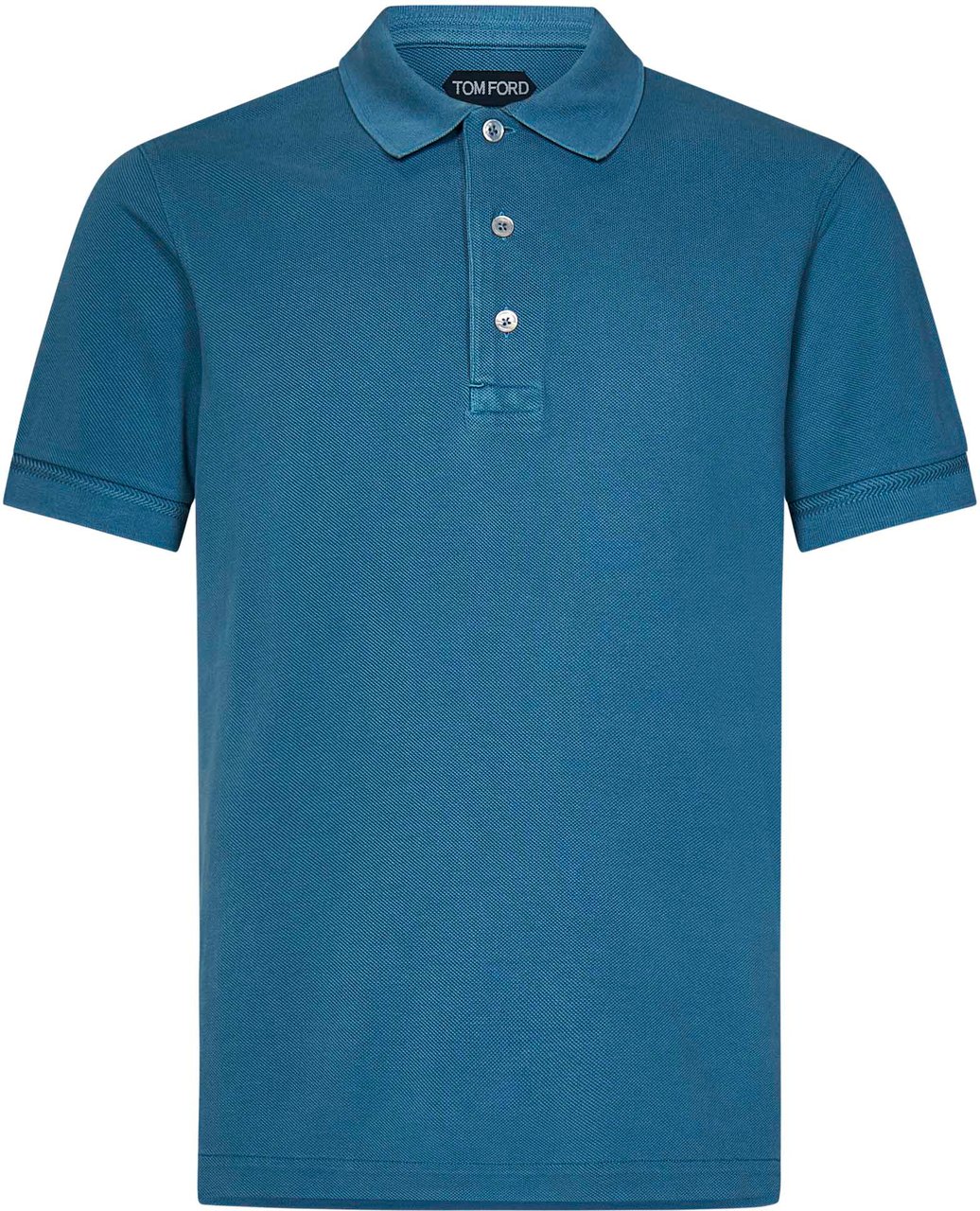 Tom Ford Tom Ford T-shirts And Polos Blue Blauw