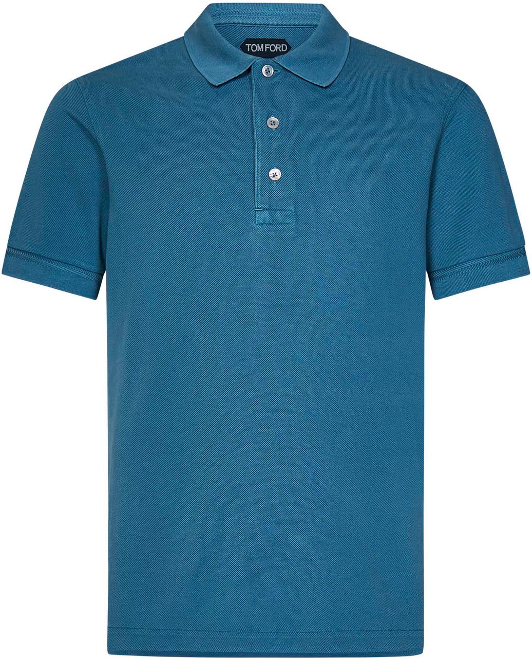 Tom Ford Tom Ford T-shirts And Polos Blue Blauw