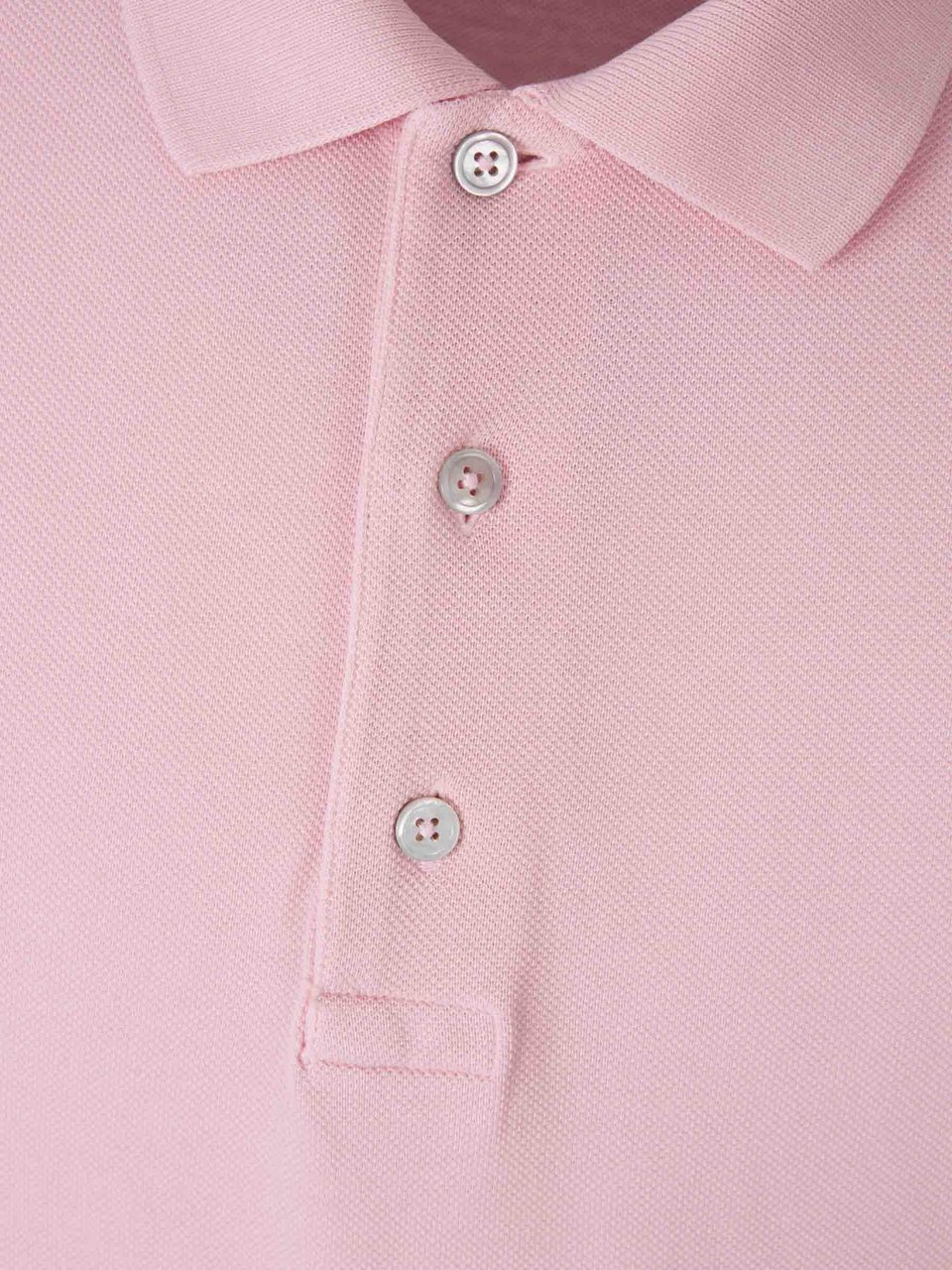 Tom Ford Polo Logo Pique Roze