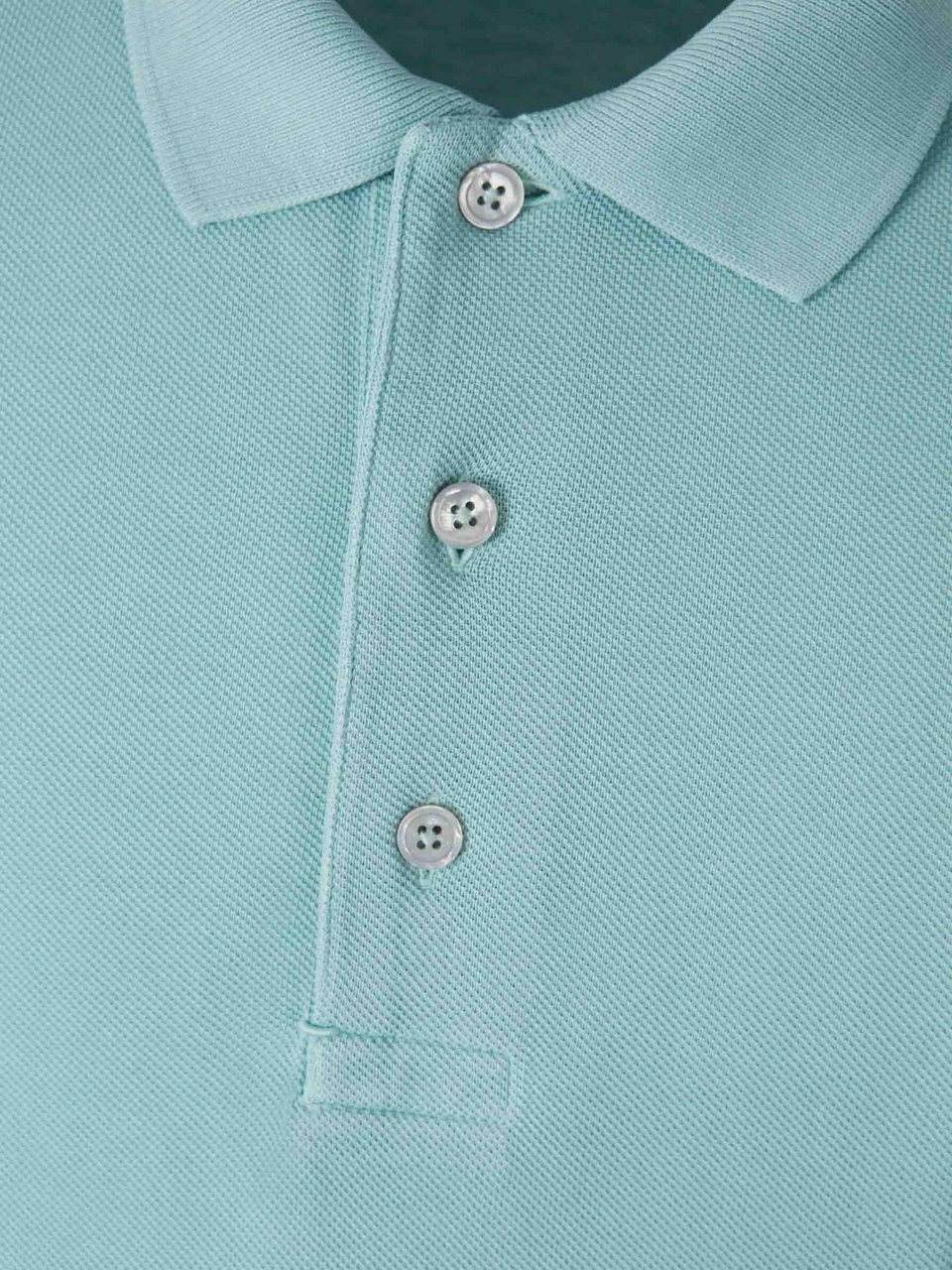 Tom Ford Plain Lyocell Polo Blauw